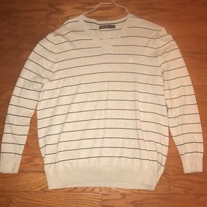 Nautical V-Neck Long Sleeve Shirt